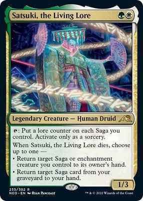 Satsuki, the Living Lore NEO 235 NM Magic: The Gathering
