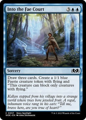 Into the Fae Court WOE 57 NM Magic: The Gathering