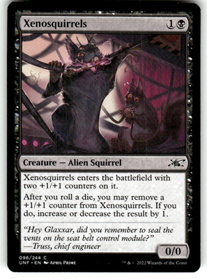 Xenosquirrels Unfinity 96 C Magic: The Gathering Near Mint