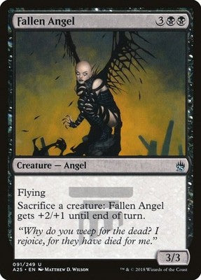 Fallen Angel A25 91 NM Magic: The Gathering