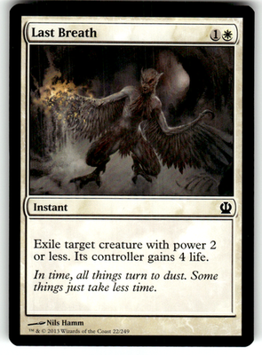 Last Breath Theros 22 C Magic: The Gathering Near Mint