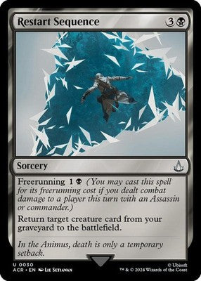 Restart Sequence ACR 30 Foil NM Magic: The Gathering