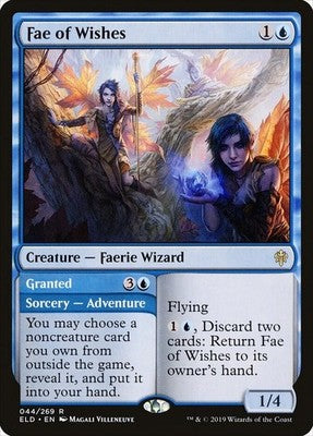 Fae of Wishes // Granted ELD 44 NM Magic: The Gathering