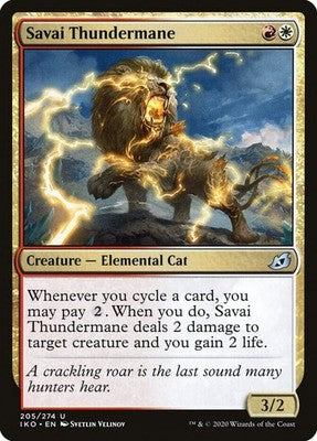 Savai Thundermane IKO 205 NM Magic: The Gathering