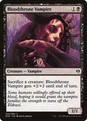 Bloodthrone Vampire DDP 46 NM Magic: The Gathering