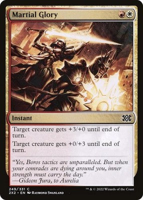 Martial Glory 2X2 249 Foil NM Magic: The Gathering