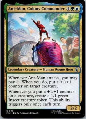 Ant-Man, Colony Commander 201 Marvel Super Heroes Magic: The Gathering NM