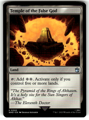 Temple of the False God Universes Beyond: Doctor Who 320 U Magic: The Gathering