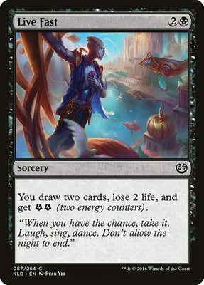 Live Fast KLD 87 NM Magic: The Gathering