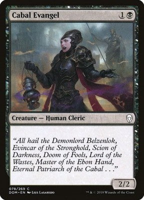 Cabal Evangel DOM 78 NM Magic: The Gathering