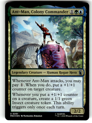 Ant-Man, Colony Commander Marvel Super Heroes 201 U Foil Magic: The Gathering