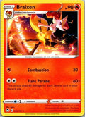 Braixen 026/195 Uncommon Silver Tempest Pokemon Lightly Played
