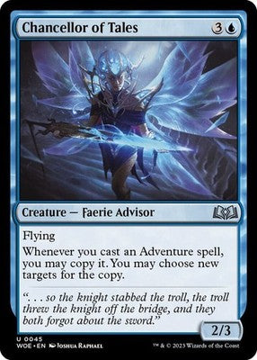 Chancellor of Tales WOE 45 NM Magic: The Gathering