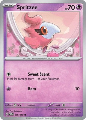 Spritzee 035/088 ME03: Perfect Order Reverse Holofoil Pokémon TCG