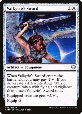Valkyrie's Sword KHM 36 LP Magic: The Gathering