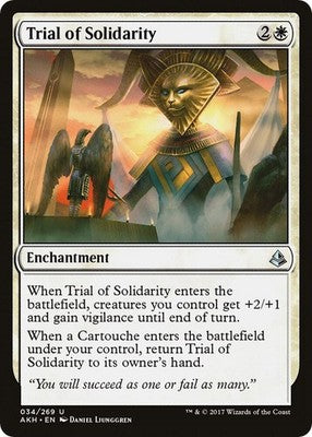 Trial of Solidarity AKH 34 NM Magic: The Gathering