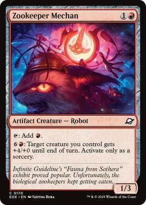 Zookeeper Mechan EOE 170 NM Magic: The Gathering