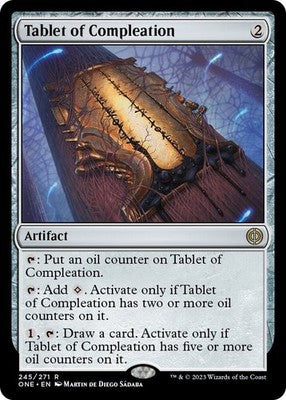 Tablet of Compleation ONE 245 NM Magic: The Gathering