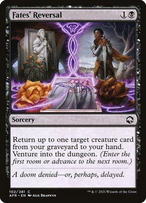 Fates' Reversal AFR 102 Foil NM Magic: The Gathering