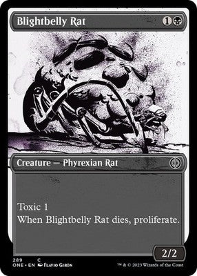 Blightbelly Rat ONE 289 NM Magic: The Gathering