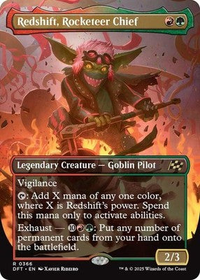 Redshift, Rocketeer Chief DFT 366 NM Magic: The Gathering