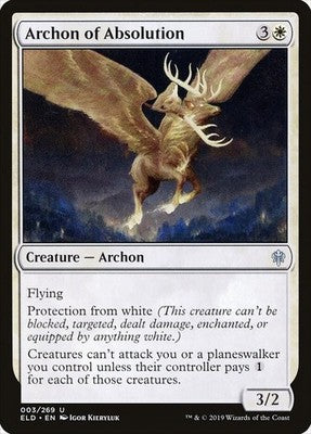 Archon of Absolution ELD 3 NM Magic: The Gathering