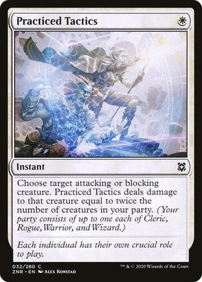Practiced Tactics ZNR 32 NM Magic: The Gathering