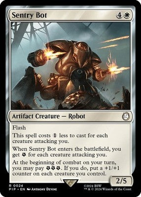 Sentry Bot PIP 24 NM Magic: The Gathering