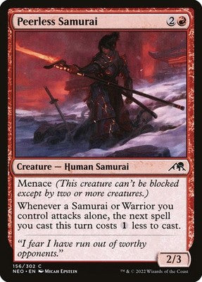 Peerless Samurai NEO 156 NM Magic: The Gathering