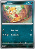 Scraggy 060/091 SV: Paldean Fates Pokémon TCG