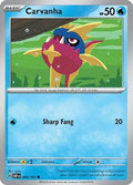Carvanha 046/197 SV03: Obsidian Flames Pokémon TCG