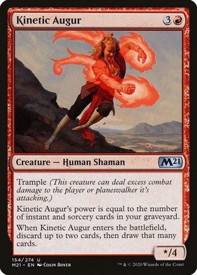 Kinetic Augur M21 154 NM Magic: The Gathering