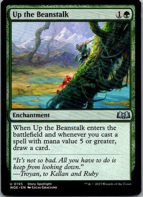Up the Beanstalk 195 Uncommon Wilds of Eldraine Magic: The Gathering Near Mint