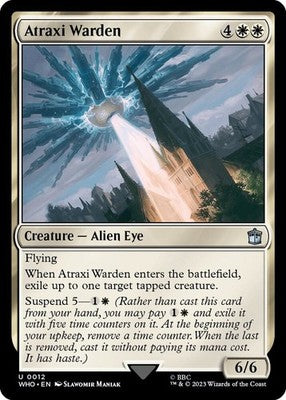 Atraxi Warden WHO 12 NM Magic: The Gathering