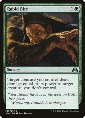 Rabid Bite SOI 223 NM Magic: The Gathering