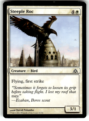 Steeple Roc Dragon's Maze 8 C Magic: The Gathering Near Mint