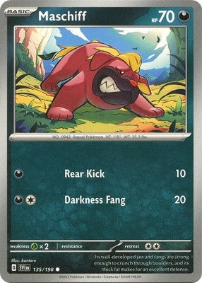 Maschiff 135/198 SV01: Scarlet & Violet Base Set Pokémon TCG