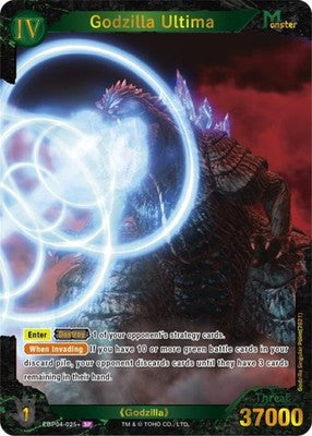 Godzilla Ultima ( ) EBP04-025+ Booster Set 4: Endless Wars Foil Godzilla Card Ga