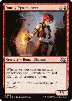 Young Pyromancer J25 618 NM Magic: The Gathering