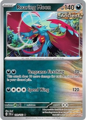 Roaring Moon 109/162 SV05: Temporal Forces Holofoil Pokémon TCG