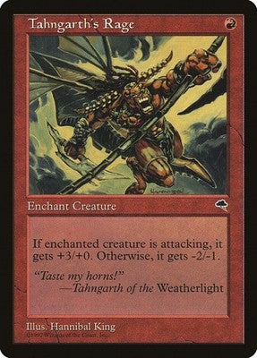 Tahngarth's Rage TMP 209 NM Magic: The Gathering