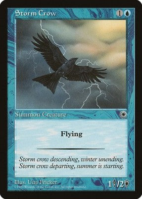 Storm Crow POR 69 LP Magic: The Gathering