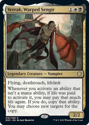 Verrak, Warped Sengir DMC 16 NM Magic: The Gathering