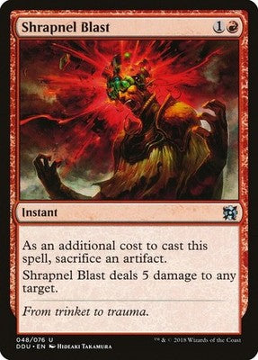 Shrapnel Blast DDU 48 NM Magic: The Gathering
