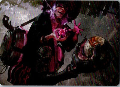 Undercity Scrounger Art Card 42 Art Series: Kamigawa: Neon Dynasty MTG LP
