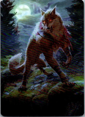 Arlinn, the Moon's Fury (02/81) 2 Art Series: Innistrad: Midnight Hunt MTG NM