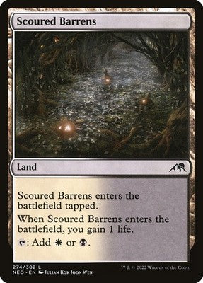 Scoured Barrens NEO 274 Foil NM Magic: The Gathering