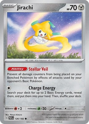 Jirachi 126/182 SV04: Paradox Rift Pokémon TCG