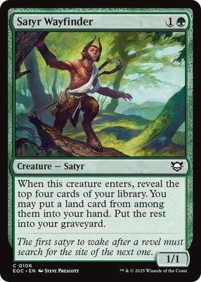 Satyr Wayfinder EOC 106 NM Magic: The Gathering