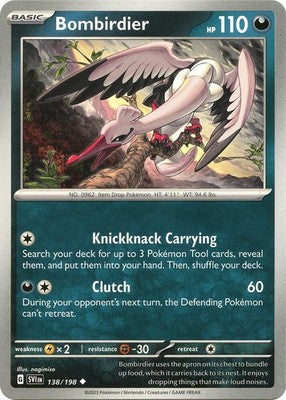 Bombirdier 138/198 SV01: Scarlet & Violet Base Set Pokémon TCG